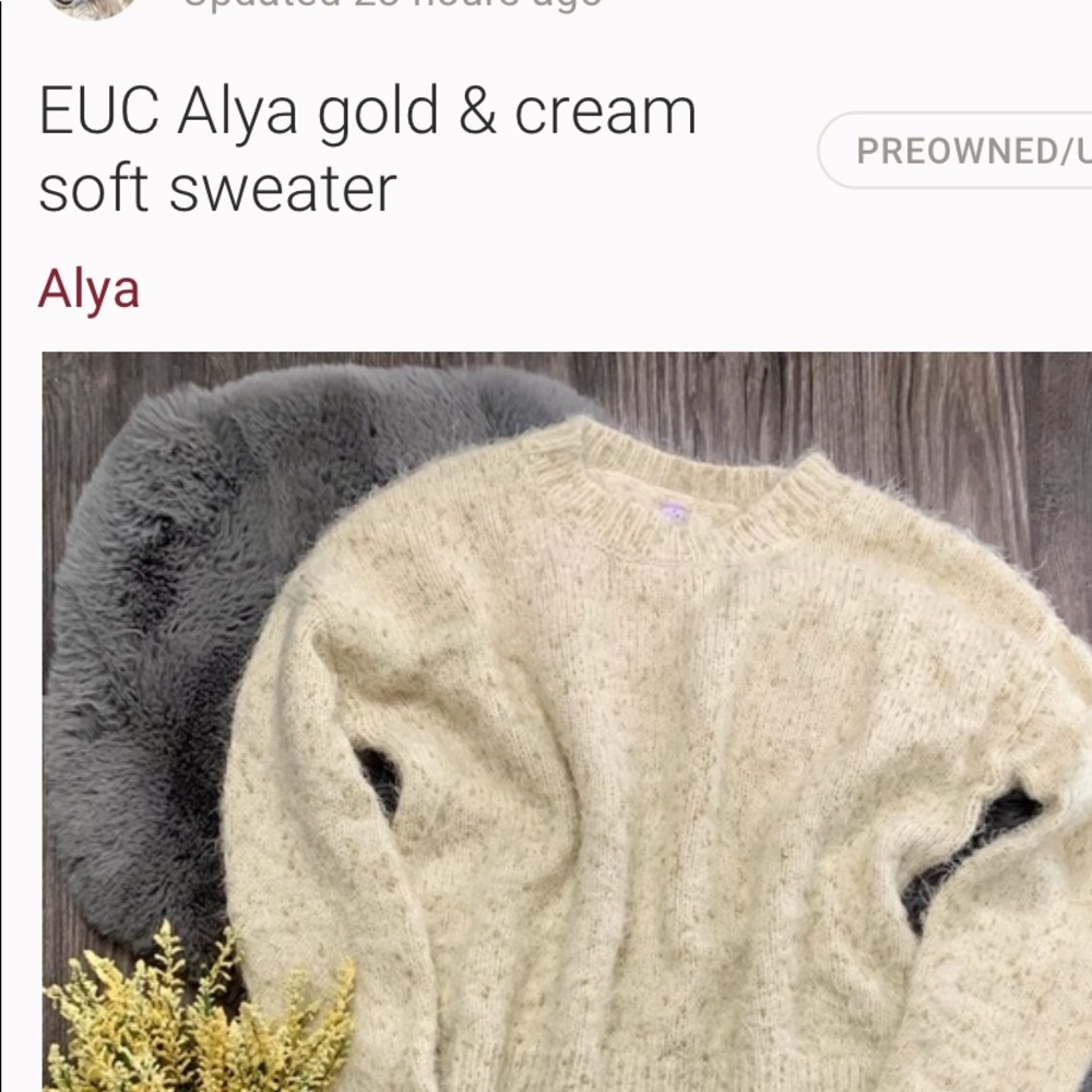 New alya sweater